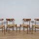 Mid Century Dining Chairs CH23  by Hans J. Wegner for Carl Hansen & Søn, Set of 4