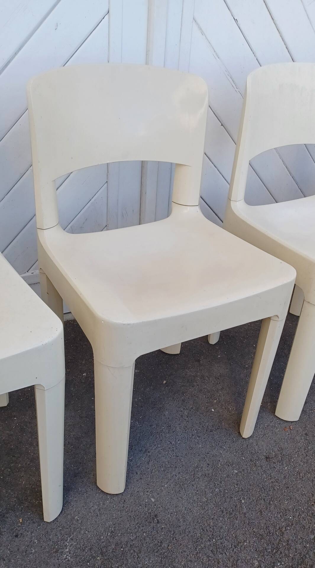 Set of 4 Space Age Allibert chairs