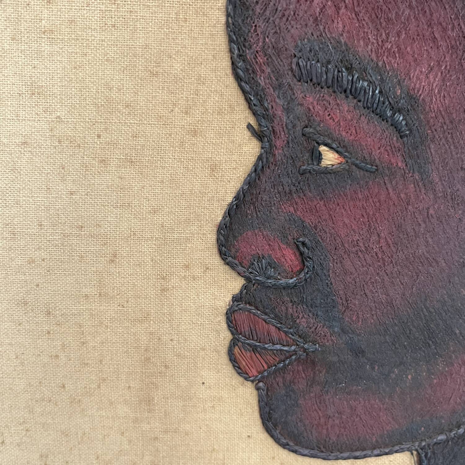 1950s painting "Budza Girl"