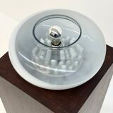 Italian spherical space age Murano glass lamp