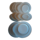 Set of 10 dessert plates Ceranord St Amand