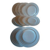 Lot de10 assiettes dessert Ceranord St Amand