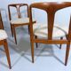 Set of 6 Johannes Andersen teak dining chairs Juliane