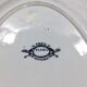 Creil and Montereau - Oval flat in faience model Flora