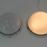 Big Bauhaus Chrome Flush Mount or Wall Light , 1940s, EIGHT items Available