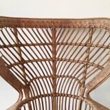 High Chair rattan around 1950