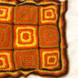 Coussin 70 au crochet Granny Square