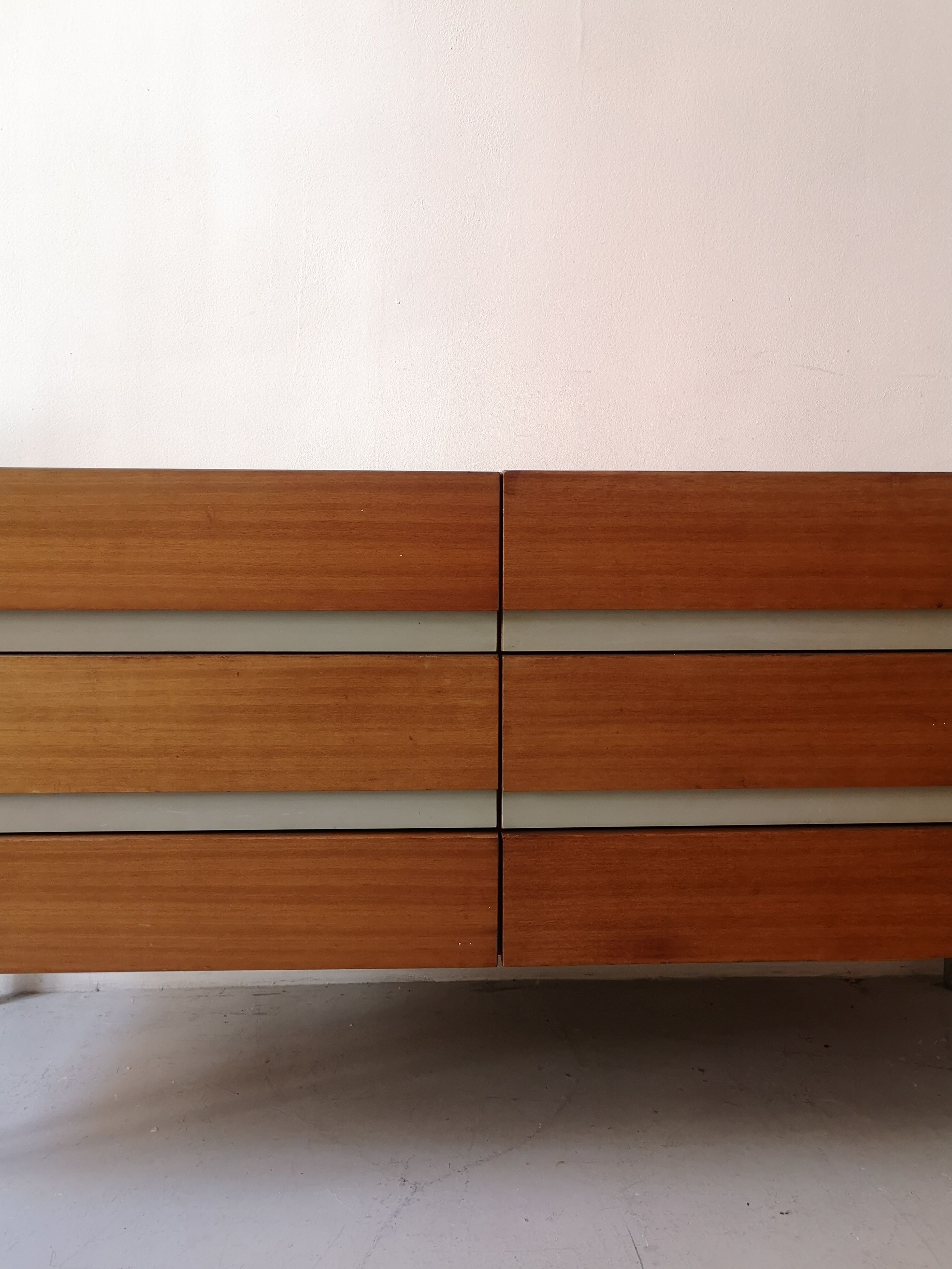 Wooden sideboard mid century, 1960