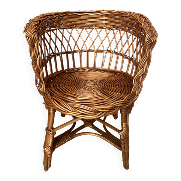 Small wicker chair for children