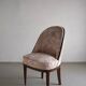 2 Art Deco mahogany curved back chairs | France | 1920s