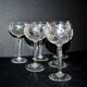 SAINT-LOUIS Balloon Wine Glass ROEMER in cut crystal star 1930 H14.5cm
