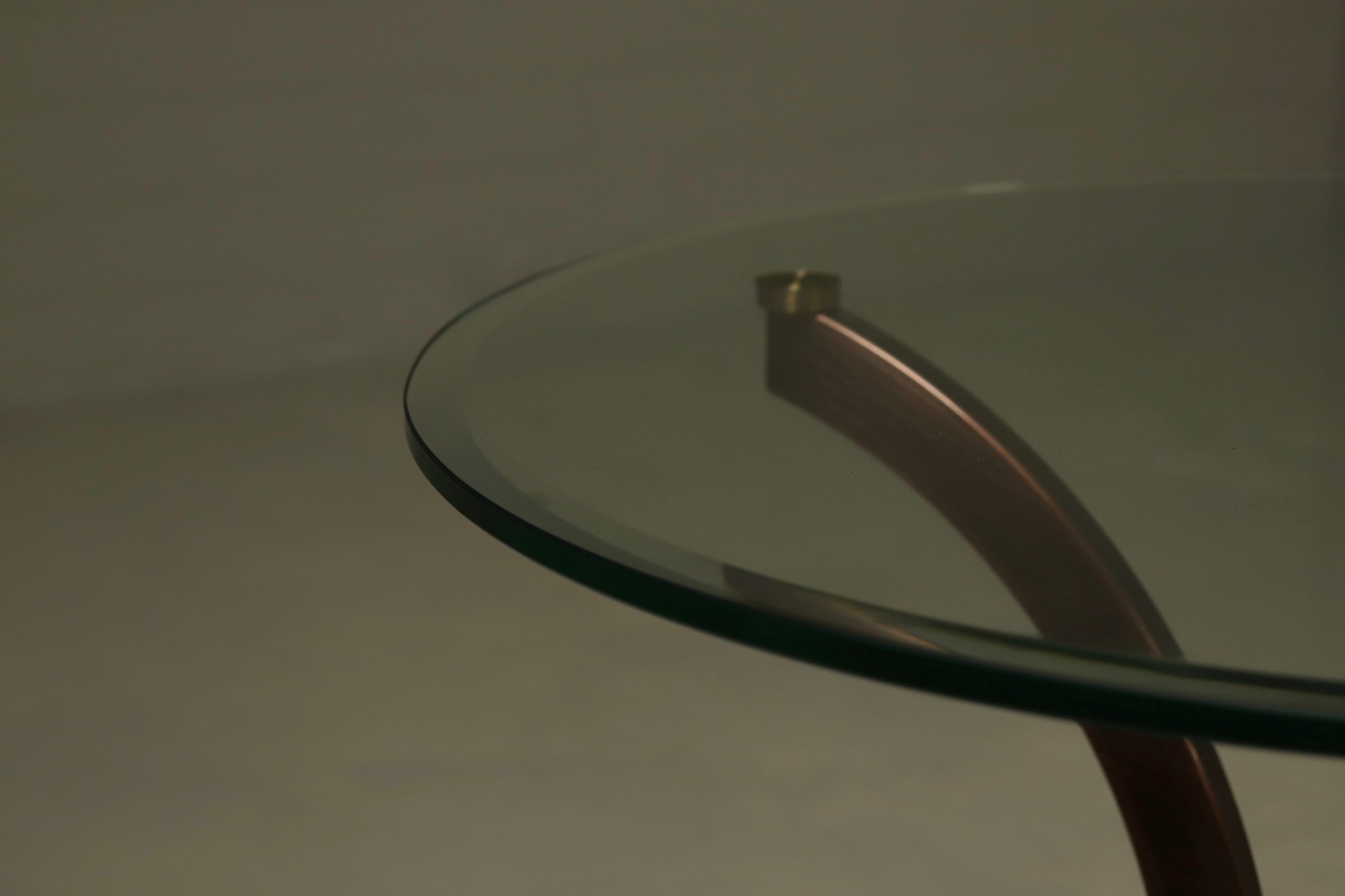 Side table by Belgo Chrom Belgium 1980s