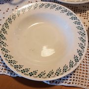 Lot de 3 assiettes creuses anciennes Terre de fer Choisy Le Roi