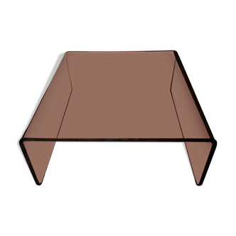 Smoked Plexiglas coffee table