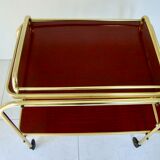 Vintage dessert with serving tray