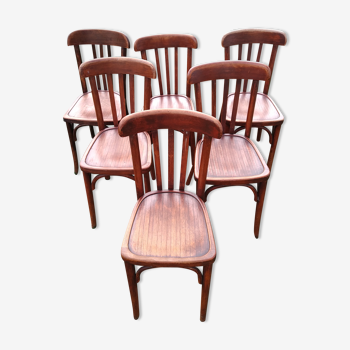 Six bistro chairs