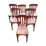Six bistro chairs