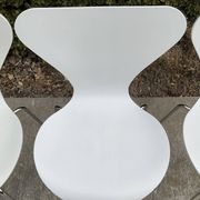 Set of 4 3107 chairs by Arne Jacobsen for Fritz Hansen