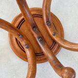 Pair of curved wooden coat racks or hooks from the 1900s