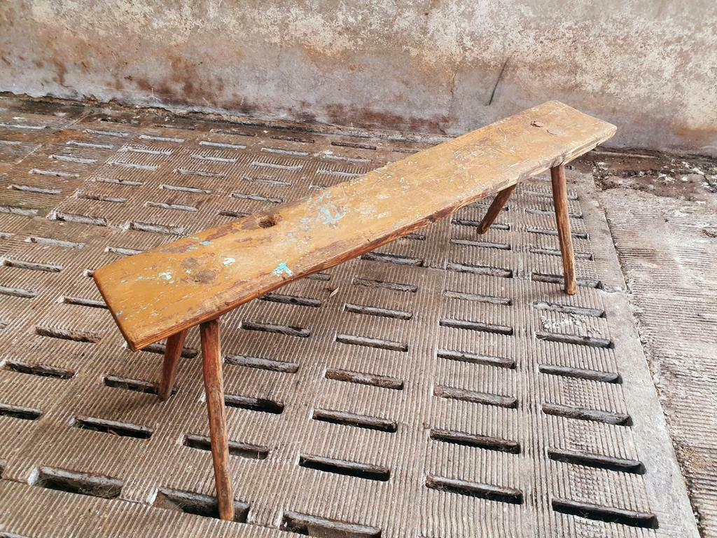 Wooden bench