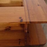 Vintage wooden coffee table 1970