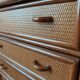 Vintage rattan and cane commode from the 1970s.