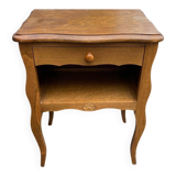 Louis XV bedside table in light wood from the 20th century.