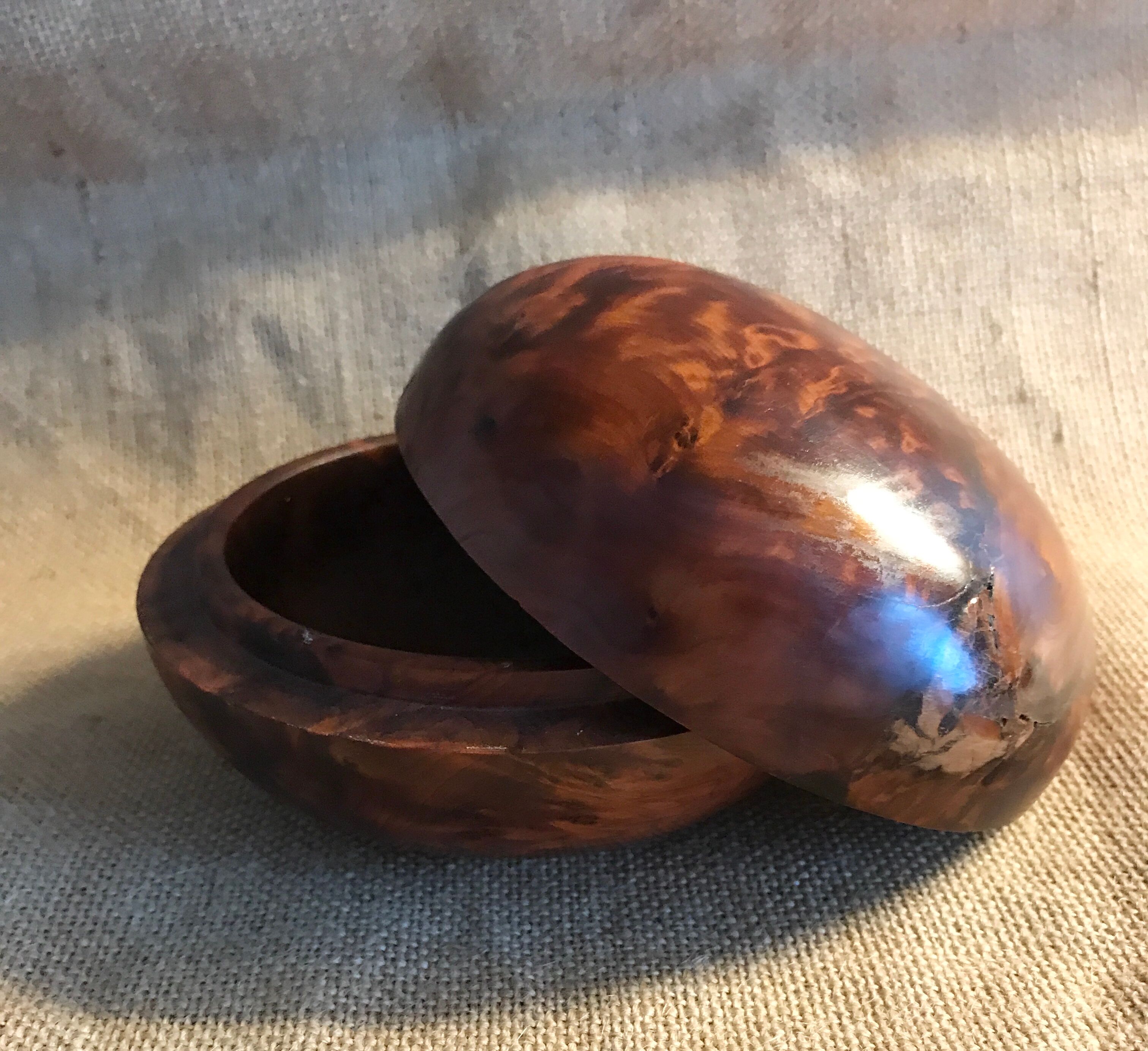 Wooden candy box turned
