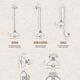 PITCHOUN - White terracotta - Pendant light
