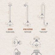 PITCHOUN - White terracotta - Pendant light