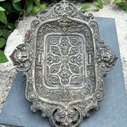 Large bronze Art Nouveau Jugendstil catchall tray