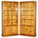 Pair of vintage cherry wood bookcases with lockable doors.