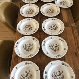 Old Art Nouveau porcelain plates Pyroblan