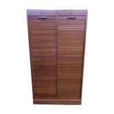 Meuble classeur à rideau double des années 1950