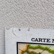 Carte politique de France vintage