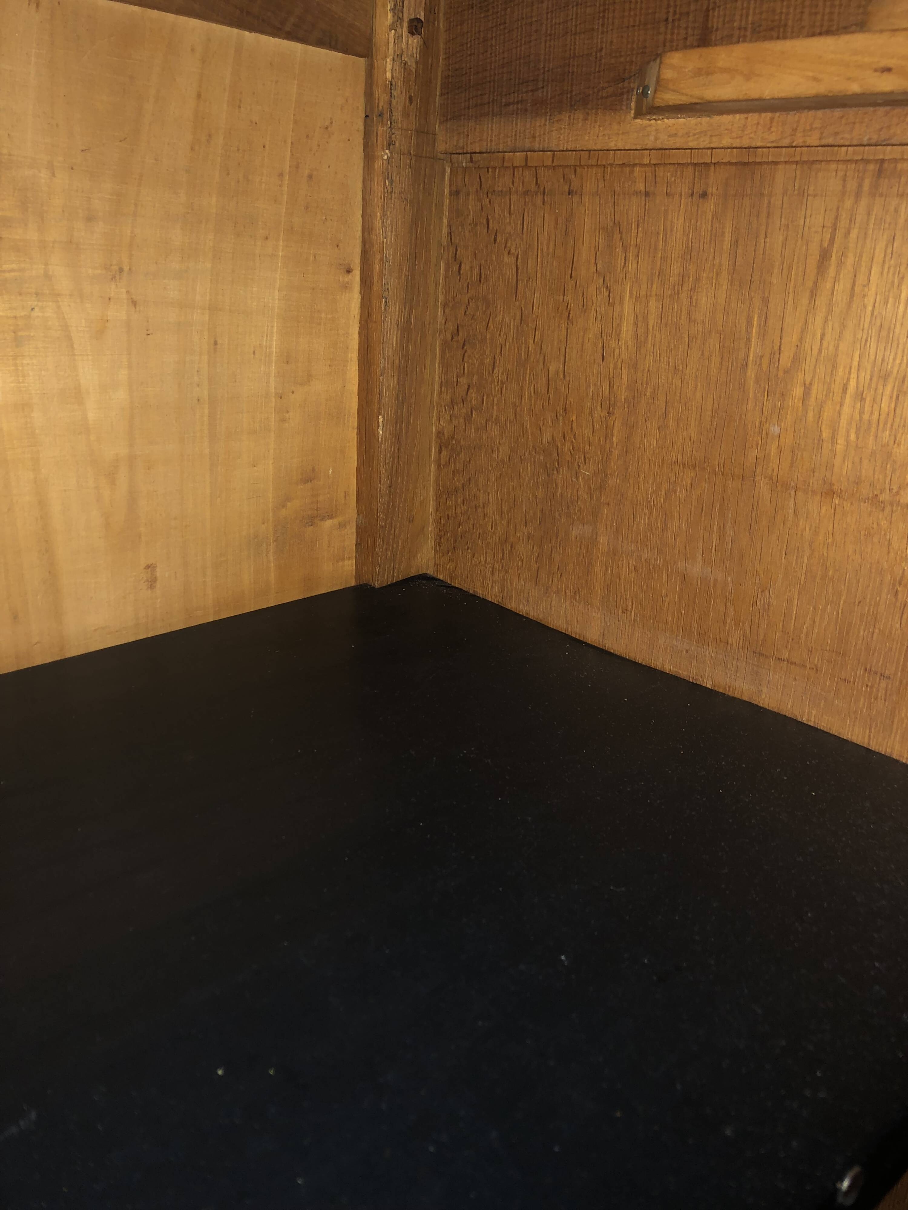 Double-body oak sideboard 1920 Henri II style