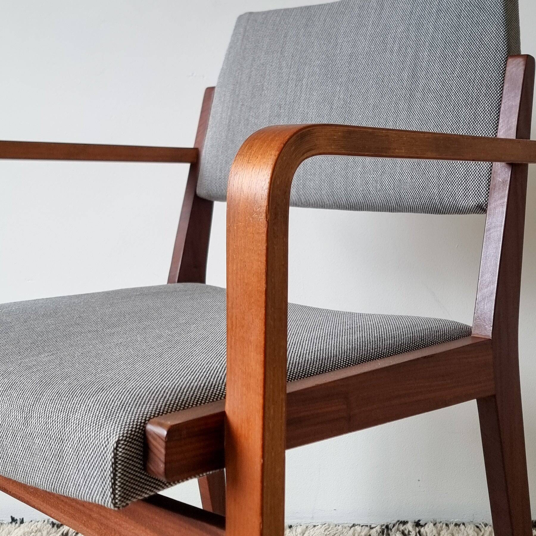 Mid-century Scandinavian armchair in teak