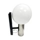 AKA Leuchten wall lamp, 1970s, Space Age chrome sphere, mid-century vintage