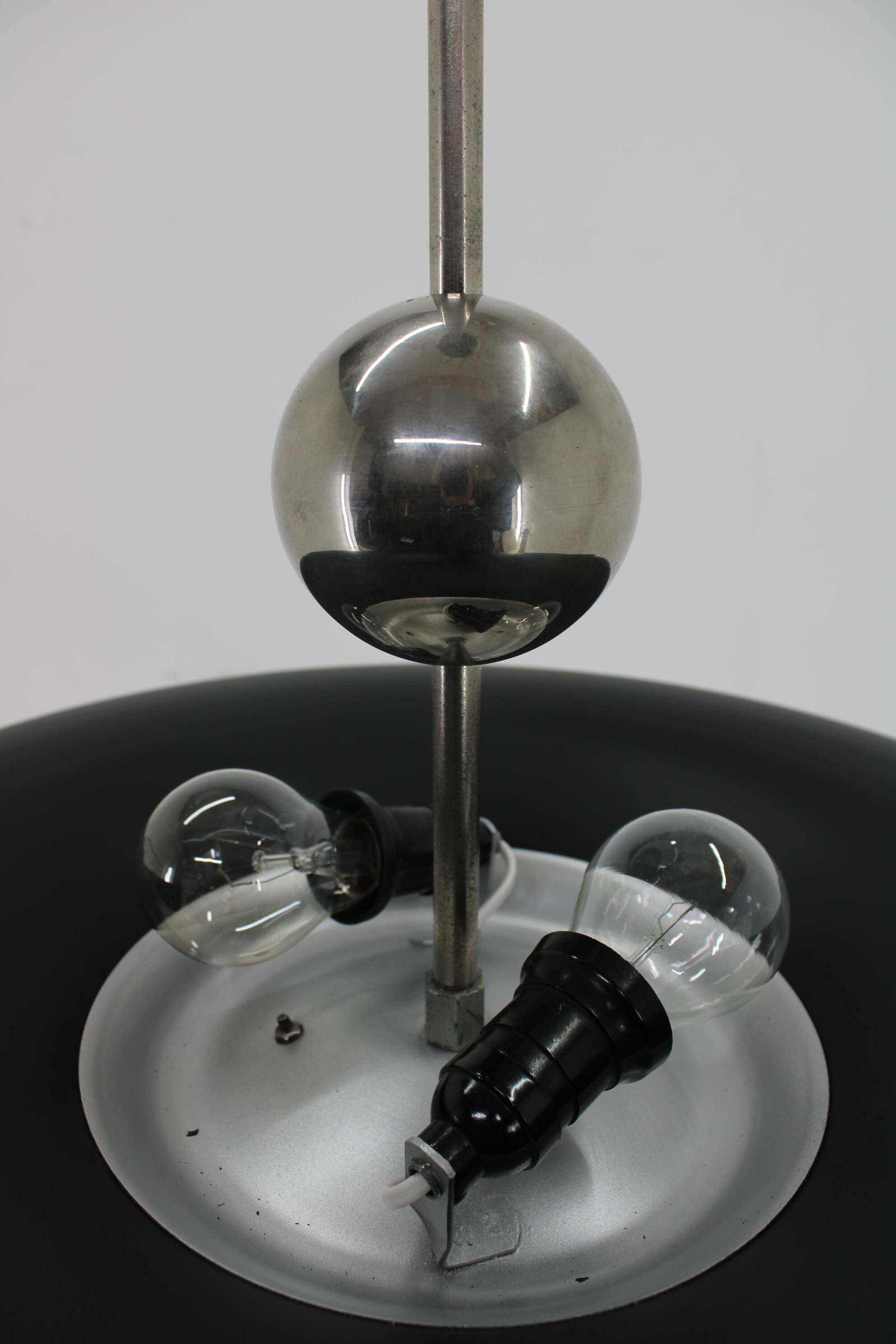 1930s Bauhaus Chandelier by Anyz, Czechoslovakia