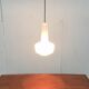Mid-century glass pendant light Kreta by Jacob E. Bang for Fog & Mørup and Holmegaard, 1960s.