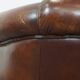 Vintage club armchair made of sheep leather