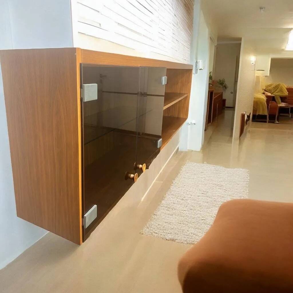 Canapé / canapé vintage en cuir noir martin stoll