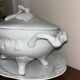 Vegetable soup tureen porcelain PH Deshoulièrrs