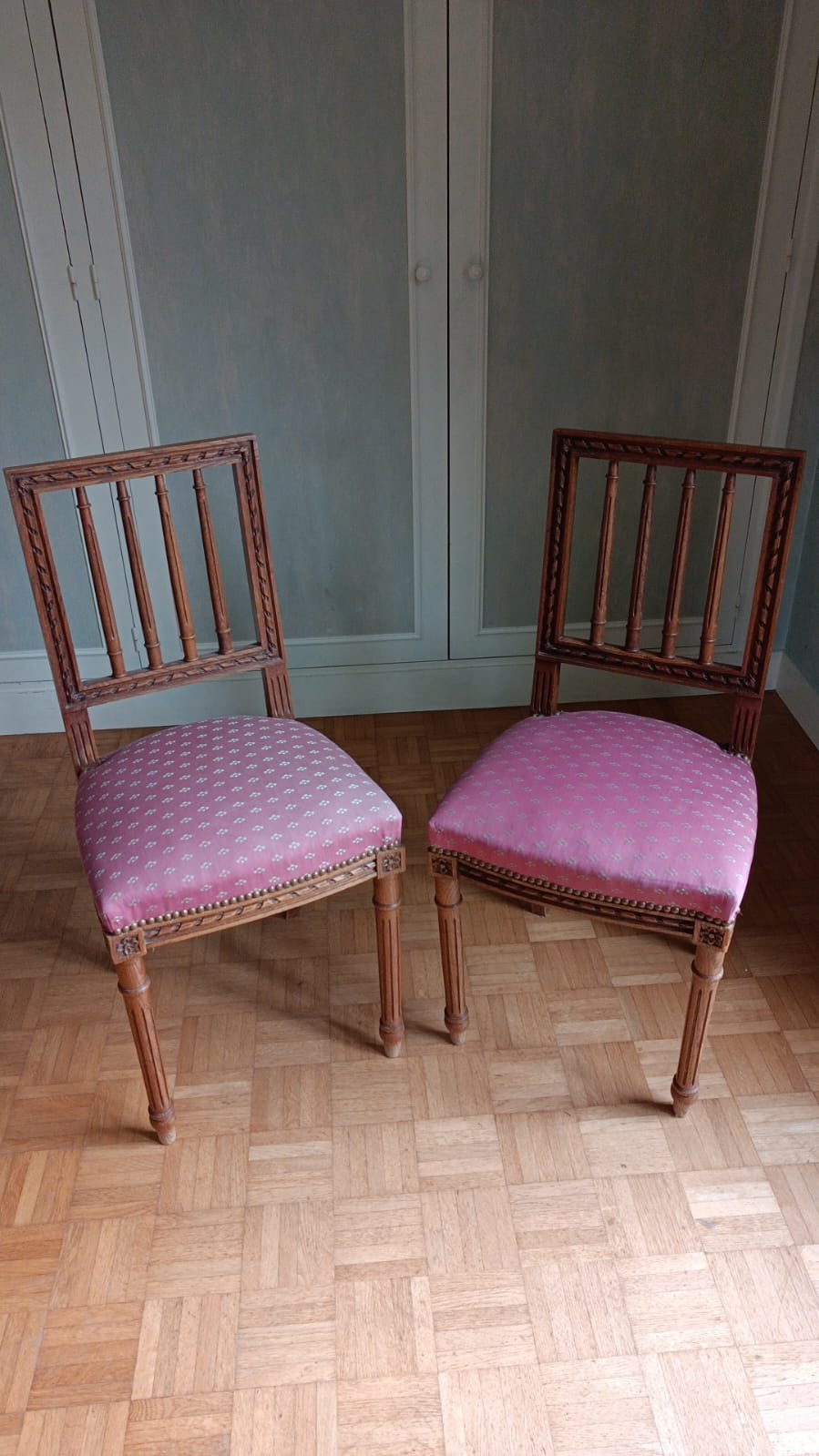 Pair of napoleon lll bedroom chairs