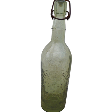 Bouteille de biére en verre Brasseries Alsaciennes Biere de ménage Angouleme