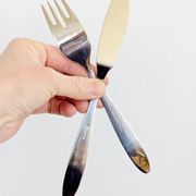 Service à poisson 12 pièces WMF inox avec coffret, années 60