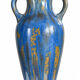 Rare French Art Deco vase in glazed stoneware from Pierrefonds, with glaze.
