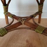 Pair of rattan chairs 3 colors 1920