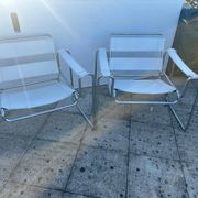 Paire de fauteuils style Marcel Breuer