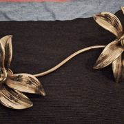 Appliques ou plafonniers en laiton à forme organique, années 1970